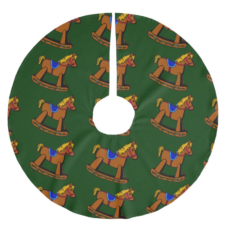 Horse Christmas Tree Skirt 