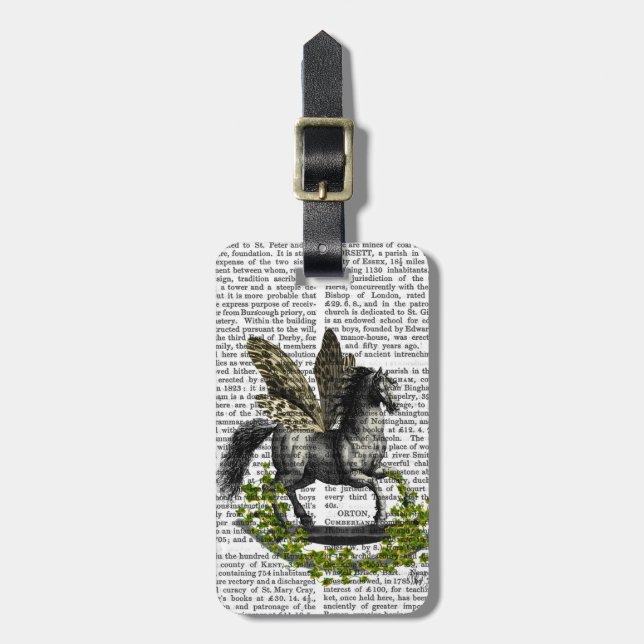 Rocking Horse Fly 2 Luggage Tag (Front Vertical)
