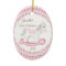 Rocking Horse Girl Baby's First Christmas Ornament