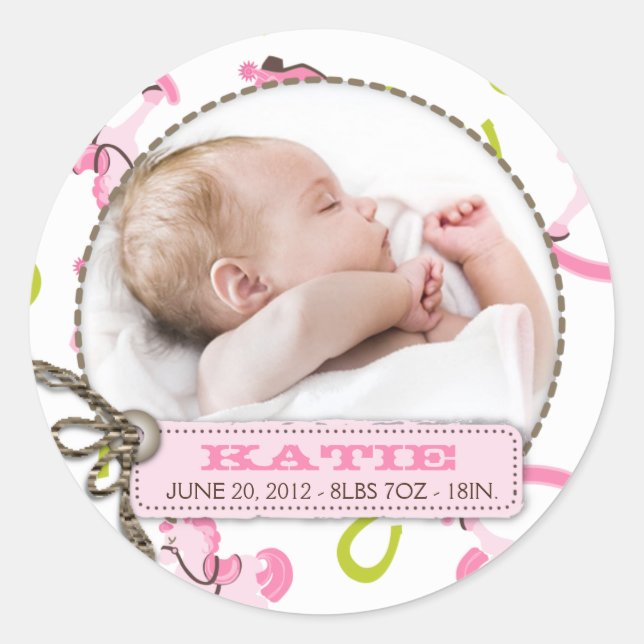 Rocking Horse Girl Sticker R (Front)