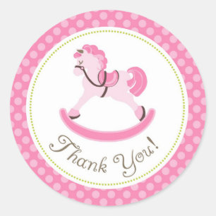 Rocking Horse Girl TY Sticker