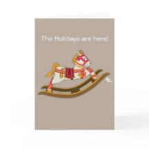 Rocking Horse Holiday Card