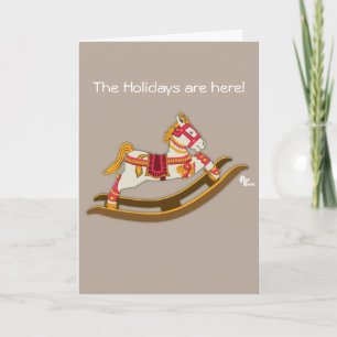 Rocking Horse Holiday Card