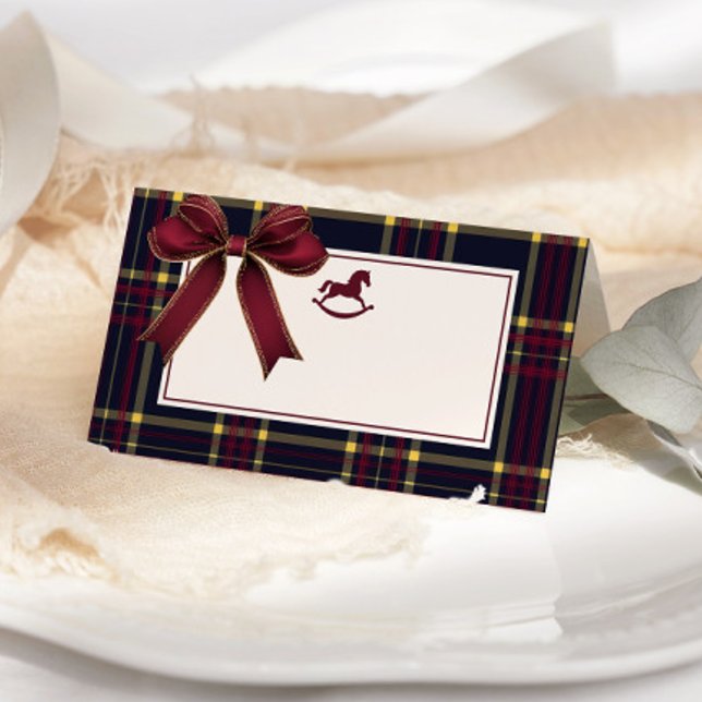 Rocking Horse Luxury Christmas Wine Red Bow (Creator Uploaded)