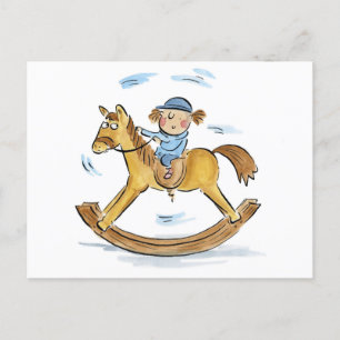 Rocking Horse Postcard