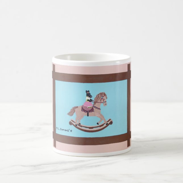 ROCKING HORSE SCOTTIE COFFEE MUG (Center)