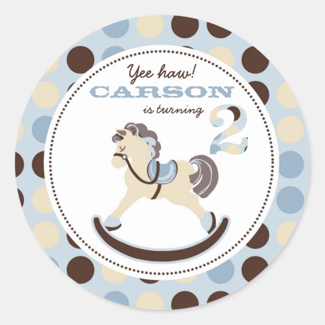 Rocking Horse Sticker 2 (Front)