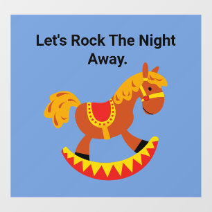 Rocking Horse Wall Decal