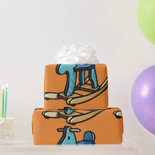 Rocking Horse Wrapping Paper