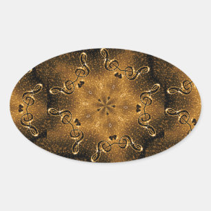 Rocking It,Golden Moments#2_ Oval Sticker