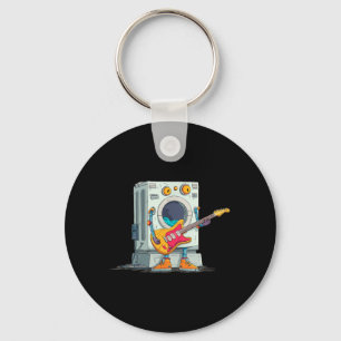 Rocking Laundry Machine Look with Guitar Costume Key Ring