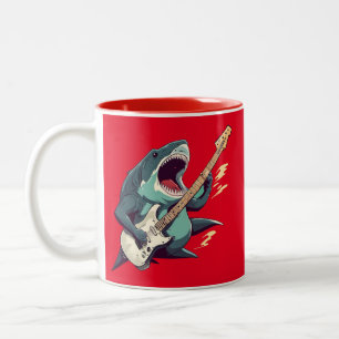 Rocking Megalodon Kid's Mug