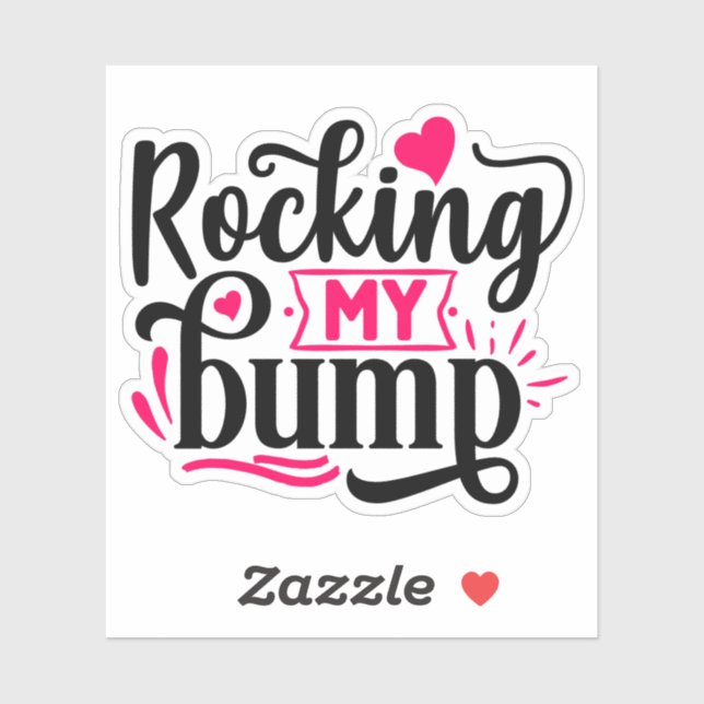 Rocking my Bump, funny pregnancy (Sheet)