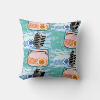 Rocking Radio Retro Fun Cushion