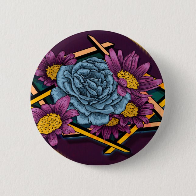 Rocking rose button (Front)