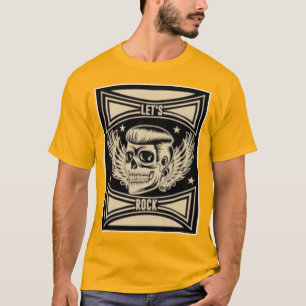 "Rocking Skulls with Wings" T-Shirt