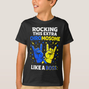Rocking t21 trisomy 21 down syndrome awareness T-Shirt