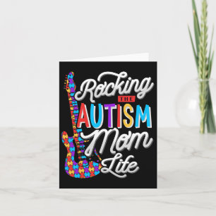 Rocking The Autism Mum Life Autism Awareness  Card