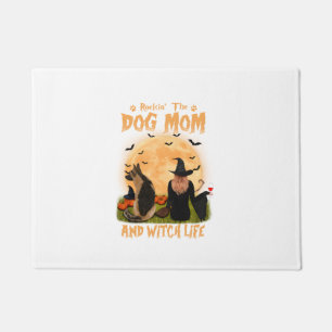 Rocking The Dog Mum And Witch Life German Shepherd Doormat