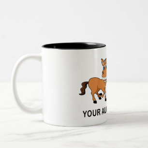 Rocking The Dog Mum Aunt Life Gift For Auntie Two-Tone Coffee Mug
