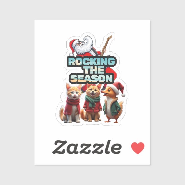 Rocking the season sticker  (Sheet)