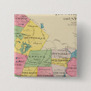 Rockingham County, NH 15 Cm Square Badge