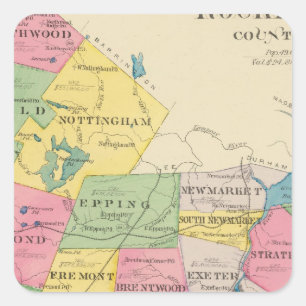 Rockingham County, NH Square Sticker