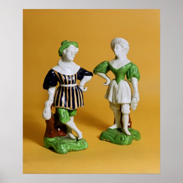 Rockingham figurines from the Commedia Poster (Front)