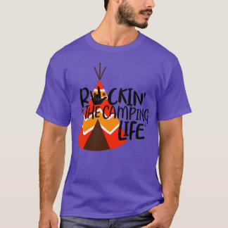 Rockinhe Camping Life gift T-Shirt