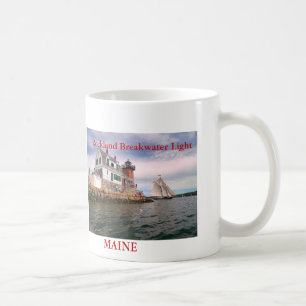 Rockland Breakwater Light, Maine Coffee Mug
