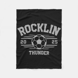 Rocklin Thunder Soccer Byll 2025 Hs  Fleece Blanket