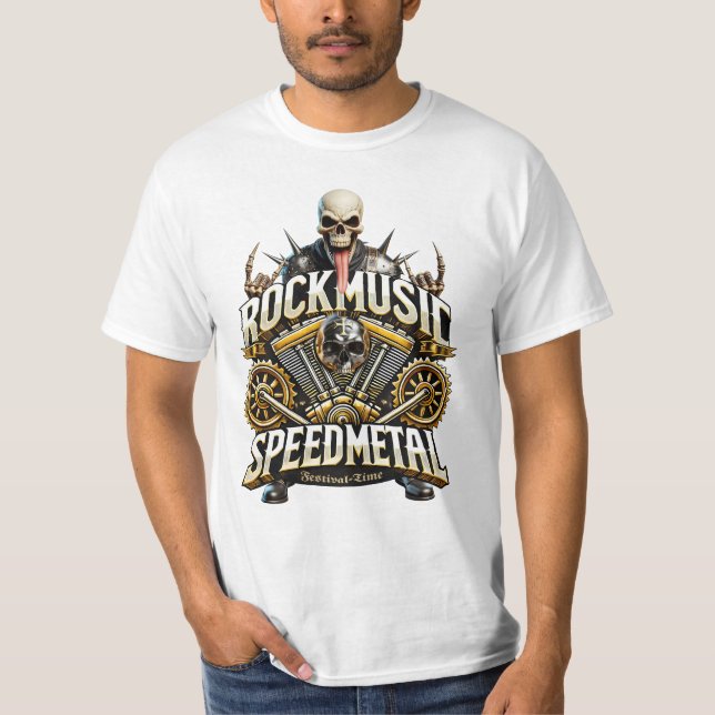 Rockmusic Speedmetal Festival T-Shirt (Front)