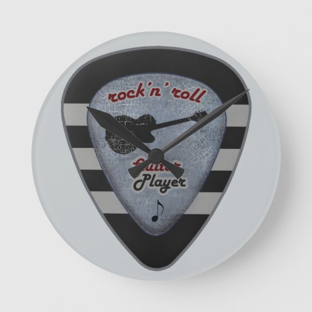 rock'n' roll forever round clock (Front)
