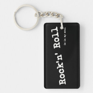 Rock'n' Roll Music Key Ring