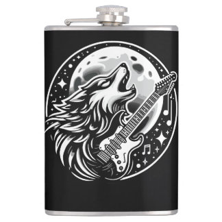 Rock'n'Howl Hip Flask