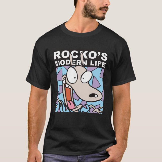 Rocko s Modern Life Frightened Euphoric Poster T-Shirt (Front)