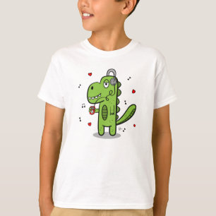 Rockosaur Dinosaur Kids T-Shirt