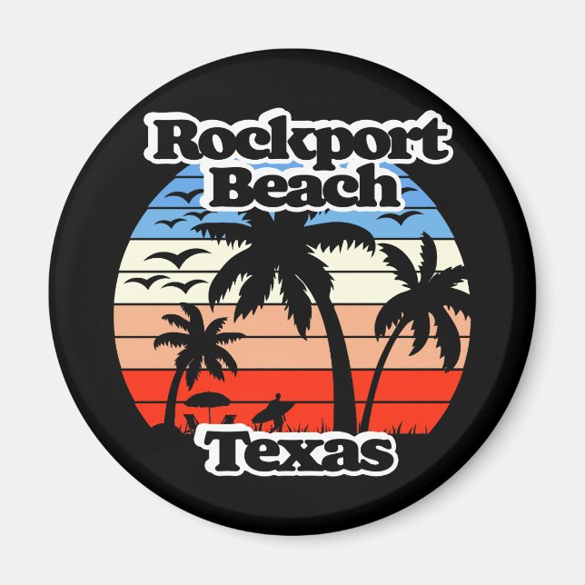 Rockport Beach Texas Magnet (Front)
