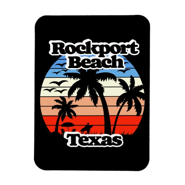 Rockport Beach Texas Magnet (Vertical)