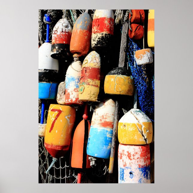 Rockport Buoys Poster (Front)