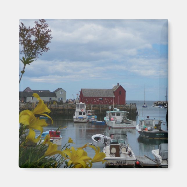 Rockport Harbour Magnet (Front)
