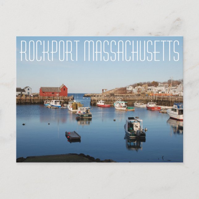Rockport Massachusetts Postcard (Front)