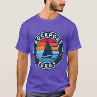 RockporteasX Vintage Sailboat Retro 70s friend T-Shirt