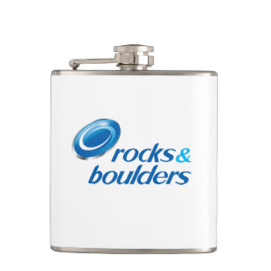 Rocks & Boulders (Parody) Hip Flask