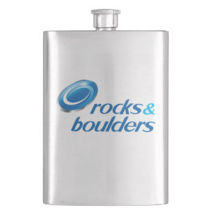 Rocks & Boulders (Parody) Hip Flask