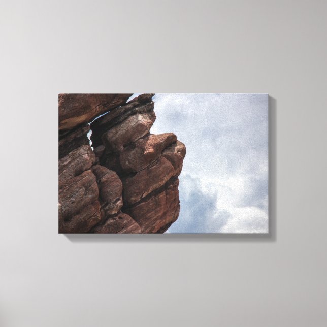 Rocks & Clouds - "Red Rocks" Colorado Canvas Print (Front)