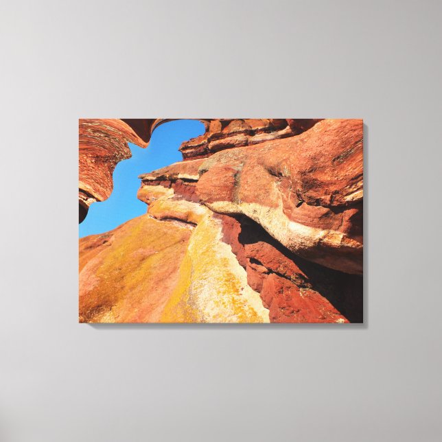 Rocks in Space art Canvas Print (Front)