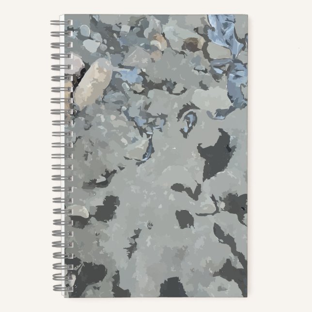 Rocks In The River Spiral Notebook (Front)