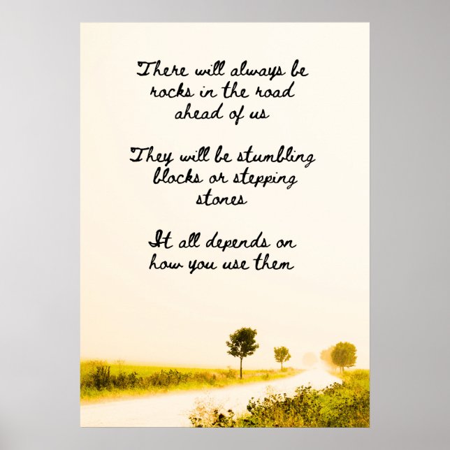 Rocks In The Road Poster (Front)