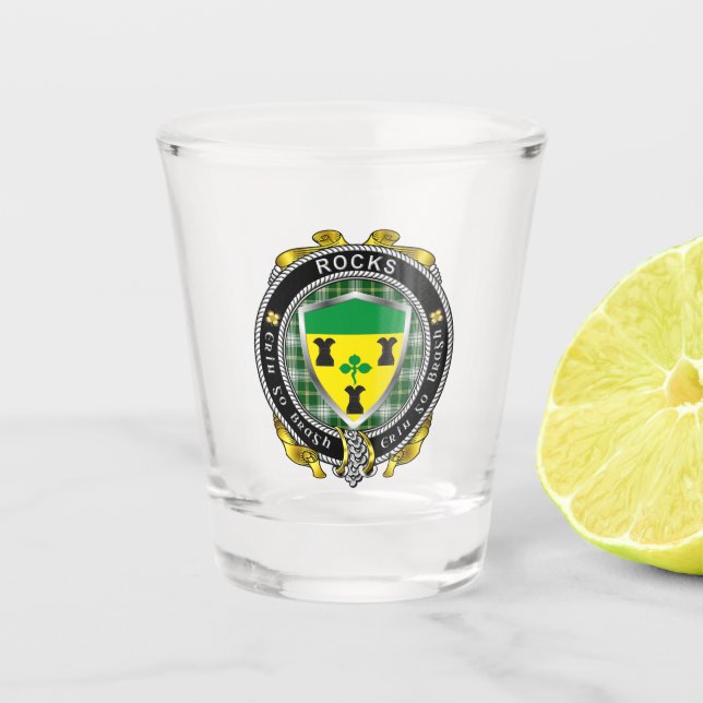Rocks Irish  Shot Glass (Front)